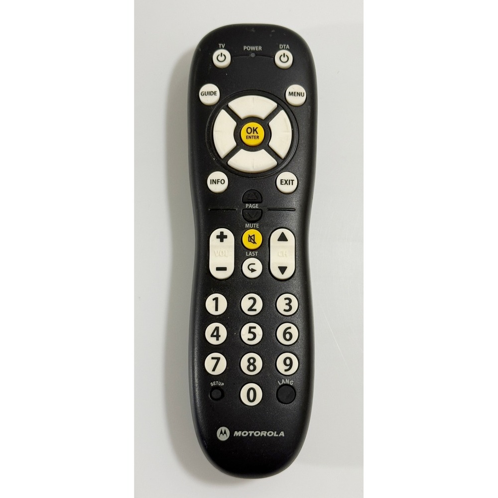 Motorola Remote Control Black URC-2068BC1 Universal DTA TV UEI‎ Technology